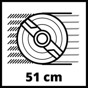 EINHELL - GC-PM 51/3 S HW-E Tondeuse à gazon thermique tractée 51 cm 170 cc 2,7kW 1800m² – Image 11