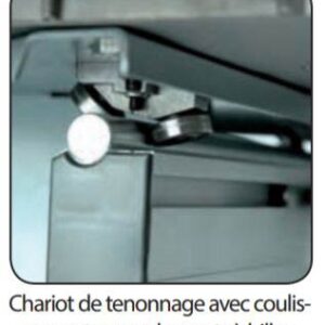 LEMAN - TOU030T Toupie en arbre de ø30mm avec chariot - 400V - 50HZ / 2800W - 3,8CV – Image 3