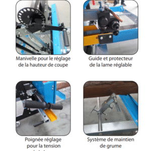 LEMAN - SAG400 - Scierie Mobile électrique compacte 230V - Diamètre de bûche 400 mm - Puissance 2200 W – Image 7