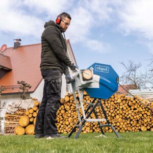 Scheppach - HS 410 Scie à bûches basculante - lame Ø 405mm - coupe Ø 135mm 2200W 230V – Image 4