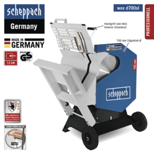 SCHEPPACH - WOX D700SL Scie à Bûches PRO ø700mm 400V – Image 4