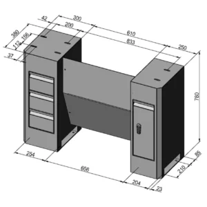 Socle Bernardo modèle Deluxe D6 – Image 3
