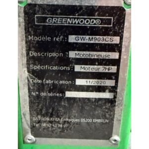 Patte basse pour carter courroie pour motoculteur grenwood m903 greenwood – Image 3