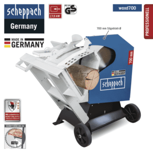 SCHEPPACH - WOX D700 Scie à Bûches 7500W 400V - ø700 mm – Image 5