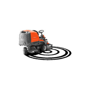 Tondeuse autoportée Husqvarna RC 318T avec sac de ramassage 300L Sans plateau – Image 3